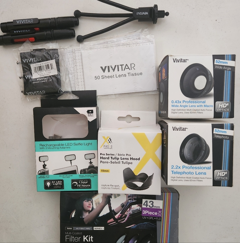 Vivitar lens bundle